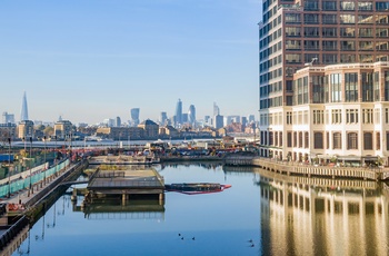 Docklands i London, England