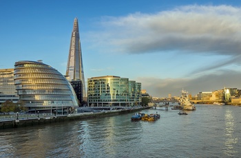 South Bank og HMS Belfast i baggrunden, London i England