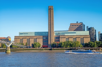 Tate Modern ved Themsen i London, England