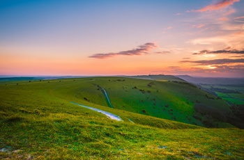 Udsigtspunktet Devils Dyke i South Downs Nationalpark, England