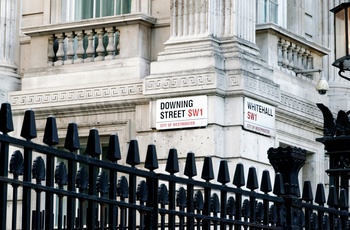 Downing Street i London, England
