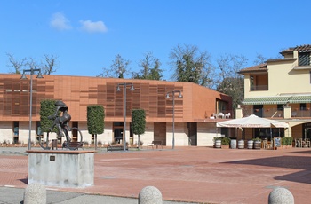 Indgang til Enoteca di Greve, Toscana