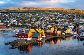 Færøernes hovedstad Tórshavn på øen Streymoy