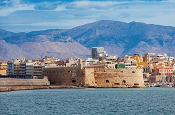 Fæstningen Koules i Heraklion - hovedstaden på Kreta