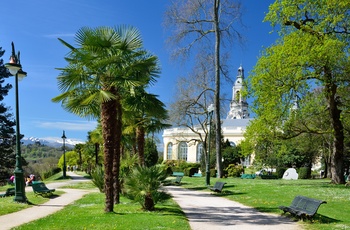 Parque Beaumont i byen Pau - det sydvestlige Frankrig