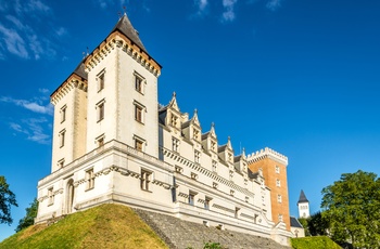 Slottet Château de Pau i byen Pau - det sydvestlige Frankrig