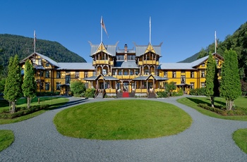 Facaden til Dalen Hotel, Norge