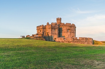 Pendennis Castle nær Falmouth - Cornwall i Sydengland