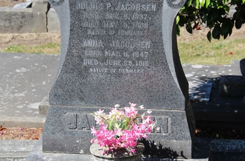 Ferndale, Californien - familien Jacobsens gravsted