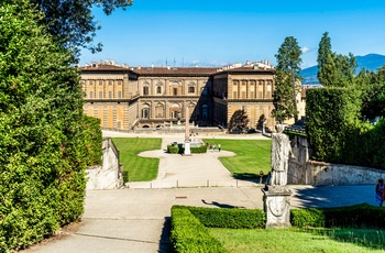 Palazzo Pitti og den store have i Firenze