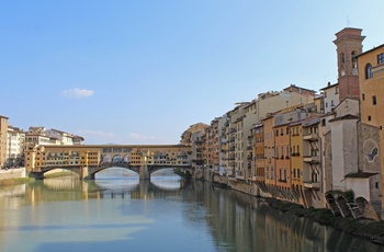Den berømte bro Ponte Vecchio i Firenze, Italien