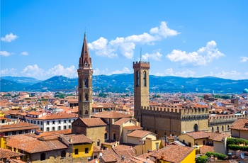 Bargello set fra luften i Firenze 