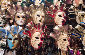 Italienske karnevalsmasker 