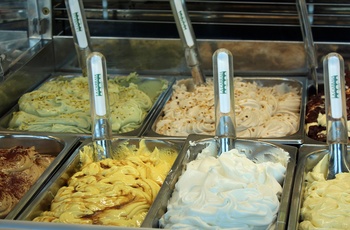Gelato la Carraia, isbutik med lækker is i Firenze, Italien