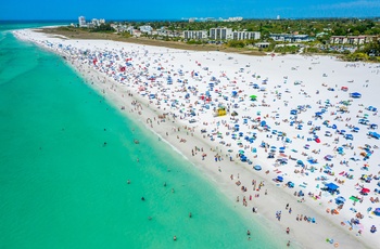 Siesta Key strand ved Sarasota i det vestlige Florida