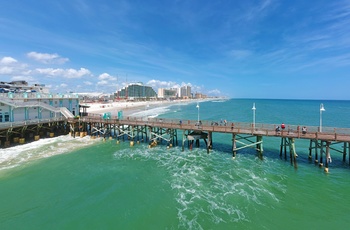 Mole på Daytona Beach i Florida, USA