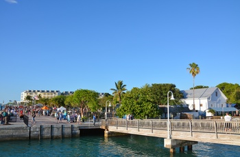 Mallory Square i Key West, Florida