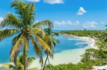 Bahia Honda ved Overseas Highway mod Key West i Florida, USA