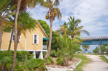 Museum på Pigeon Key, ø langs Overseas Highway til Key West, Florida