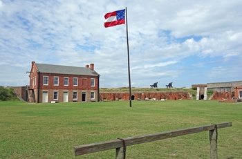 Fort Clinch på Amelia Island i Florida