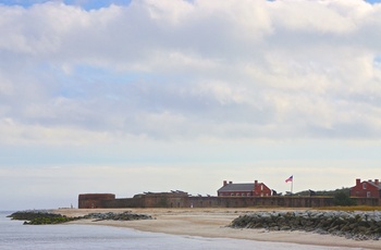 Fort Clinch på Amelia Island i Florida