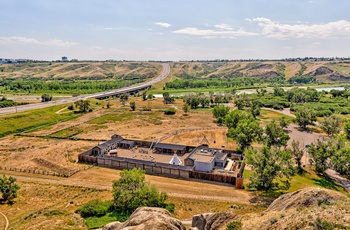 Fort Whoop-Up i Lethbridge - Alberta i Canada