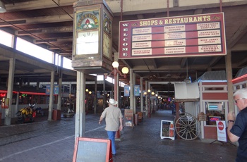 Indendørsmarked i Fort Worth Stockyards