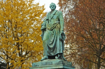 Statue af Goethe i Frankfurt, Tyskland