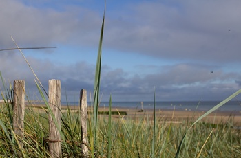 Frankrig, Normandiet, Sword Beach - klitterne ved den allierede landgangsstrand Sword