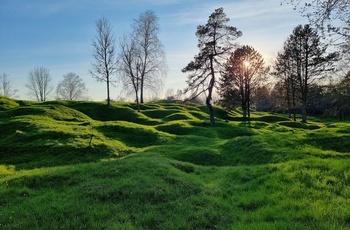 Frankrig, Verdun - slagmarken som den ser ud i dag mærket af krigen