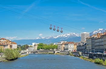 Grenoble for foden af de franske Alper, Frankrig