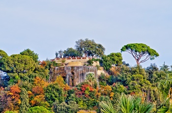 Klippen Colline du Château i Nice, Frankrig