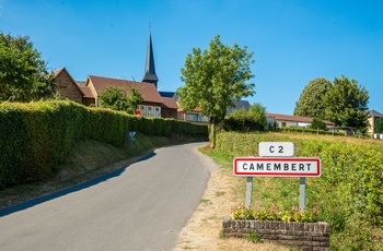 Landsbyen Camembert i Normandiet, Nordfrankrig