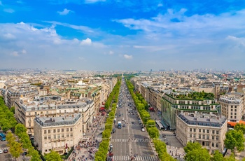 Avenue Champs Élysées i Paris