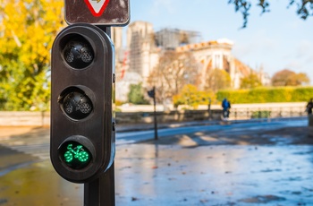 Cykel trafiklys i Paris, Frankrig