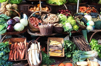 Grøntsagsmarked i Paris