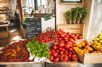 Grøntsagsmarked i Paris