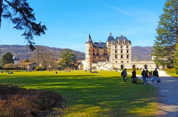 Vizille slot og slotspark i det sydøstlige Frankrig