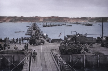 Efter D-dagen på Omaha Beach 