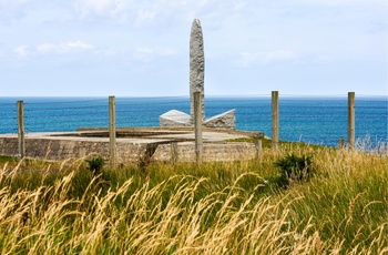 Mindesmærket ved Pointe du Hoc i Normandiet 