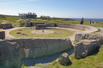 Bunker ved Pointe du Hoc i Normandiet 