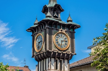 Klokketårn i Evian-les-Bains, Franske Alper