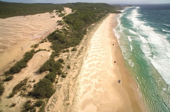 Kørsel på stranden på Fraser Island 