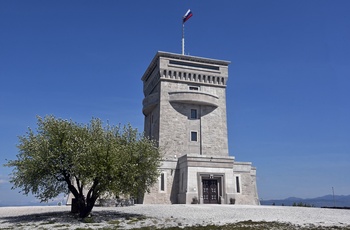 Cerje Fredsmonument udenfor Nova Gorica i Slovenien
