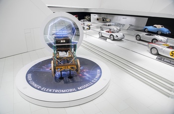 Future Heritage Portal, Egger-Lohner C.2 Phaeton electric car, Porsche Museum, Stuttgart - © 2026 Dr. Ing. h.c. F. Porsche AG..
