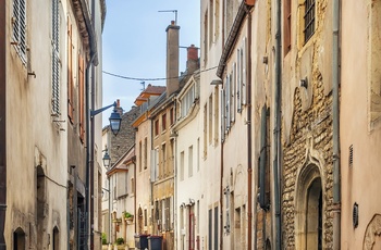 Gamle huse i Beaune Bourgogne