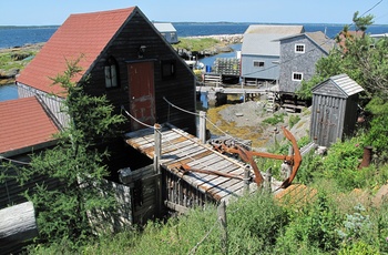 Gamle huse i Lunenburg