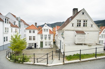 Gamle træhuse på Nordnes