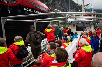 Geiranger Norge, ombord på Hurtigruten, foto Oscar Farrera