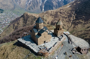 Gergeti Trinity Church i Georgien
